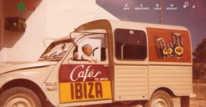 Startseite des deutschen Online-Shops Cafés Ibiza
